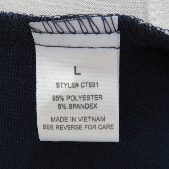 Always Indigo* Women's Long Tabbed Sleeve Boat Neck Scarf Cardigan/Blouse~ Large - Picture 6 of 11